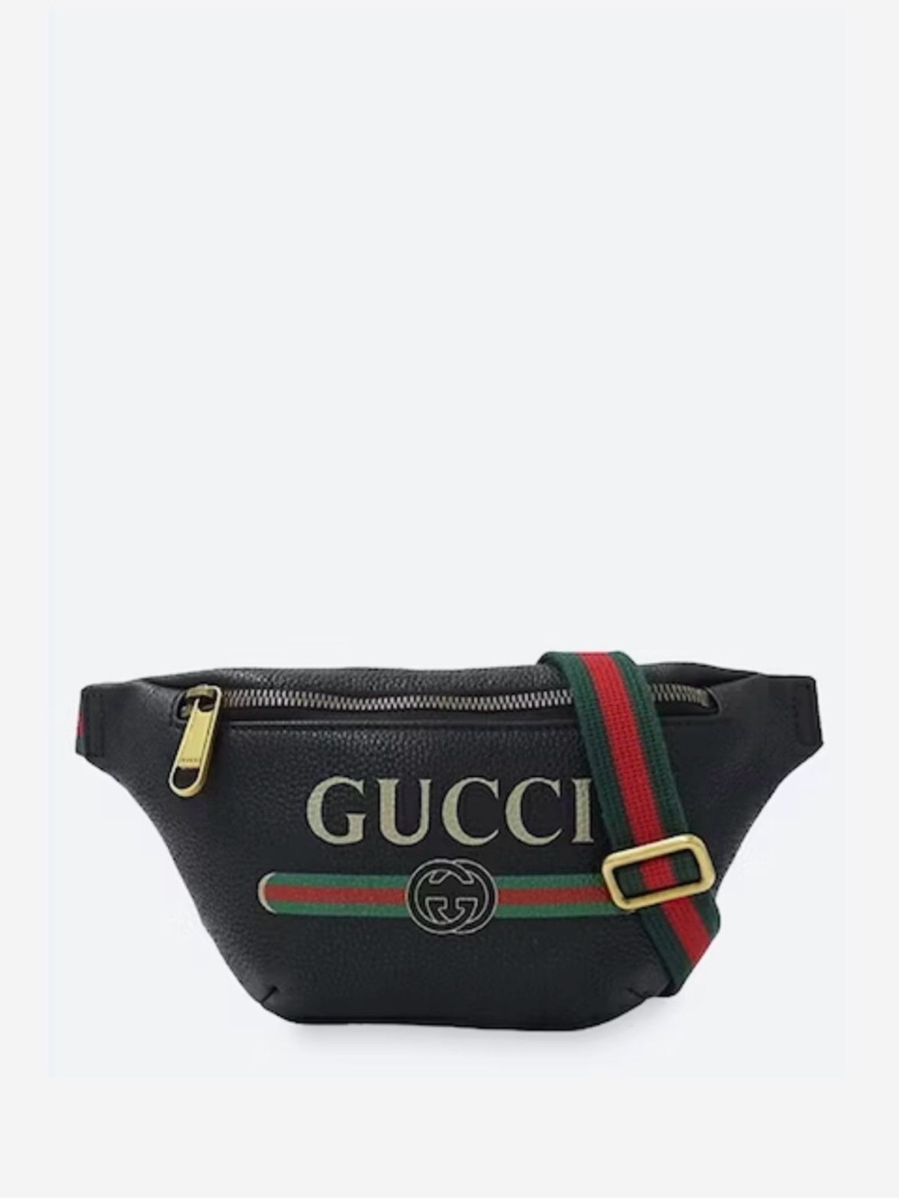 Gucci Black Leather Belt Bag